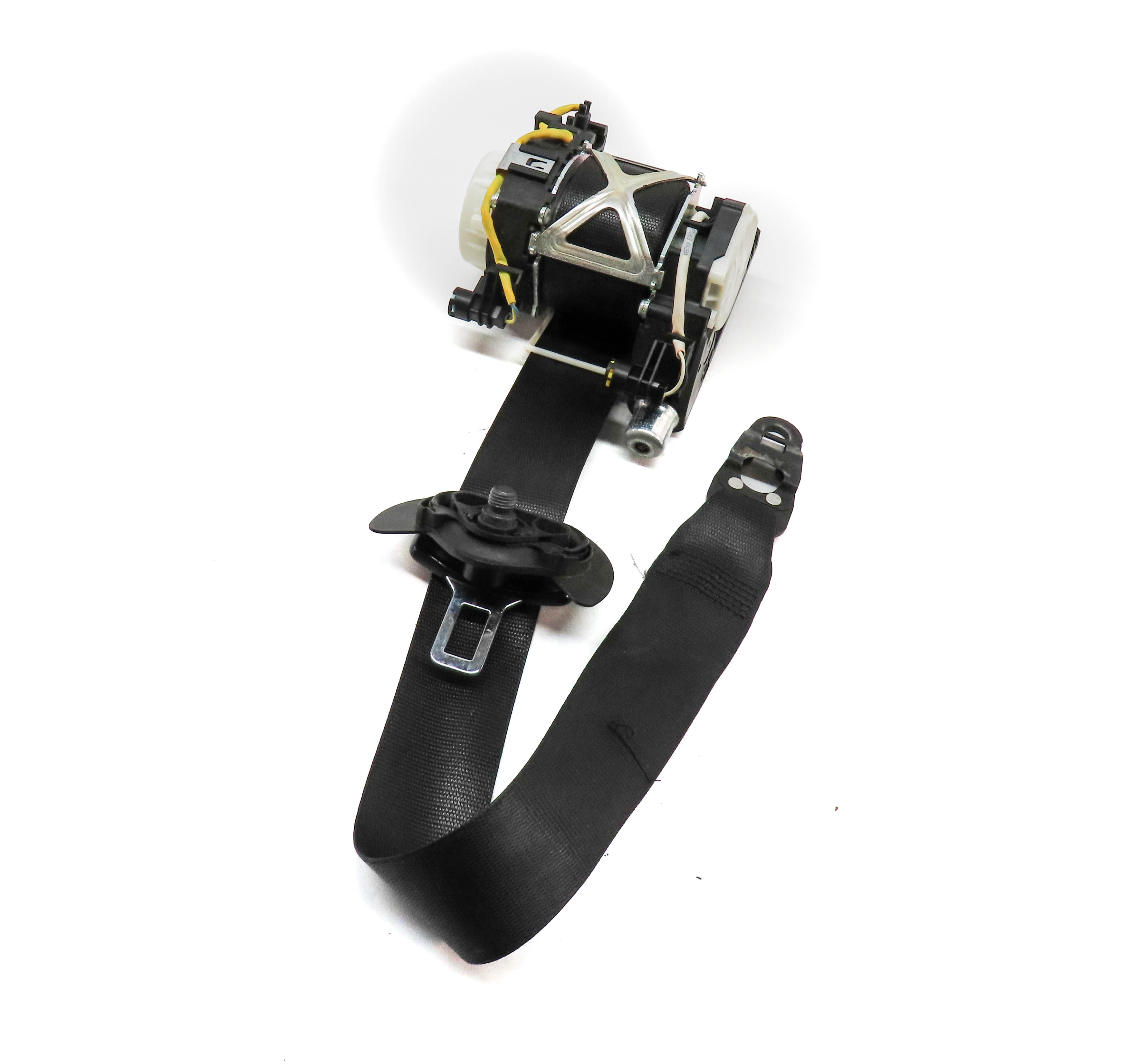 2010-2016 PORSCHE PANAMERA (970 G1) FRONT LEFT DRIVER SEATBELT RETRACTOR (Black) — exact item pictured